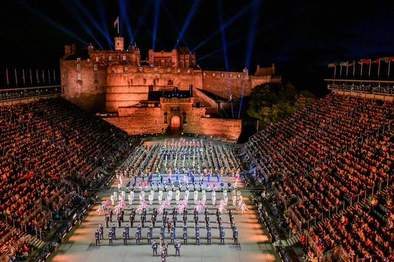 The Royal Edinburgh Military Tattoo 2025-Join us on the Castle Esplanade, for our 2025 Tattoo. The theme this year is, The Heroes Who Made Us! Set against the impressive backdrop of Edinburgh Castle, we celebrate British Military, Scottish heritage and international culture with world-class lighting projections and cutting-edge sound technology.